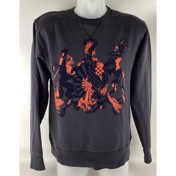 Ben Sherman Other - Ben Sherman Mens Pullover Fleece Sweatshirt Dark Blue Large Lg 100% Cotton